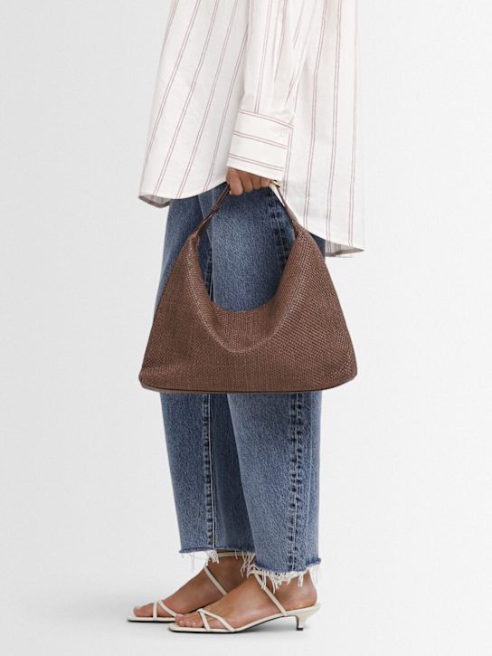 Liffner: Pillow raffia effect shoulder bag - women_1 | Luisa Via Roma