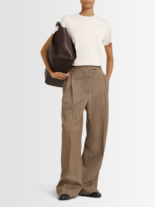 Róhe: Mid-waist tailored wide pants - women_1 | Luisa Via Roma