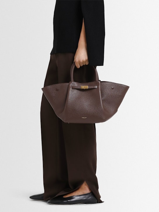 DeMellier: The Midi New York grain leather bag - women_1 | Luisa Via Roma