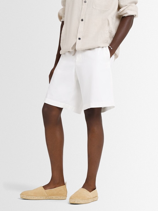 Frescobol Carioca: Helio suede espadrilles - Sand - men_1 | Luisa Via Roma