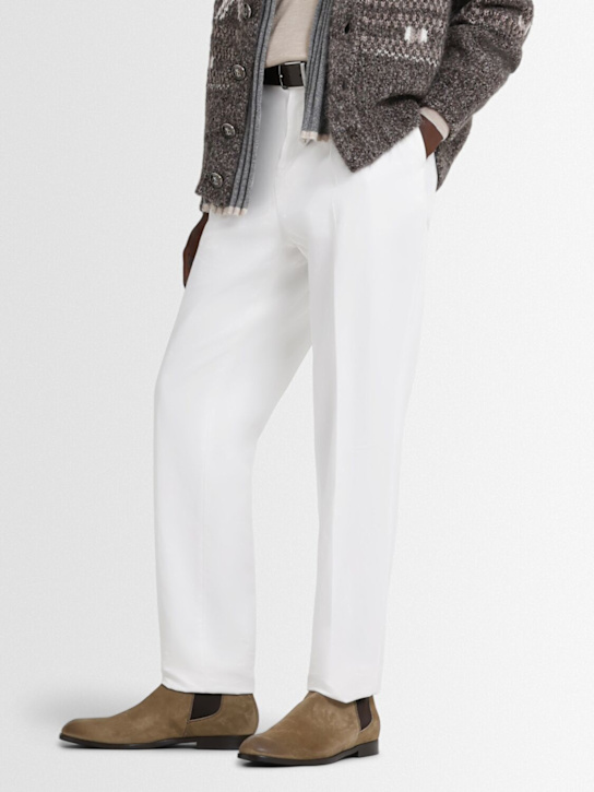 Buttero: Floyd suede boots - Grey - men_1 | Luisa Via Roma