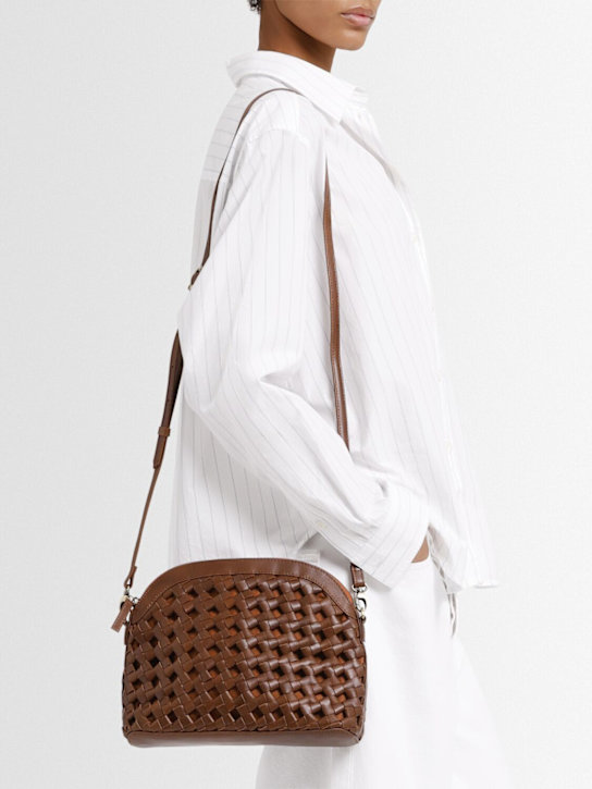 Bembien: Carmen woven leather shoulder bag - women_1 | Luisa Via Roma