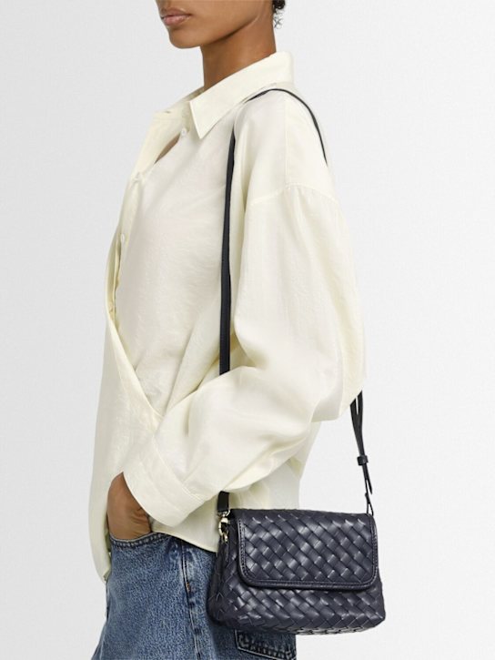 Bembien: Mini Madeline woven leather shoulder bag - women_1 | Luisa Via Roma