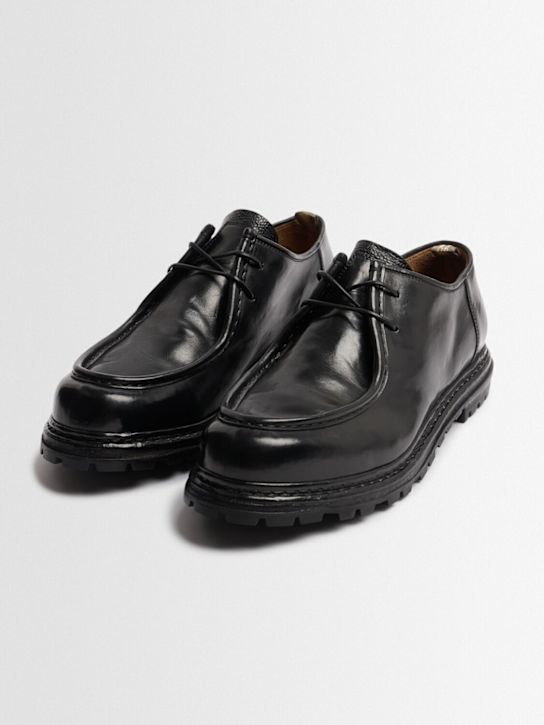 Officine Creative: Volcov Paraboot lace-up shoes - Black - men_1 | Luisa Via Roma