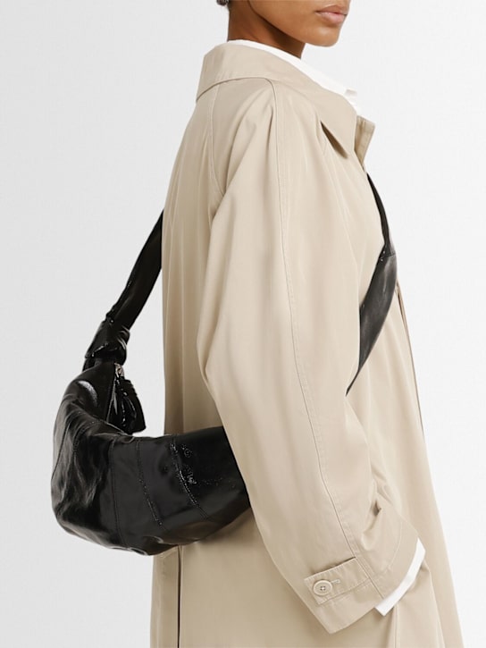 Lemaire: Medium Croissant coated cotton bag - women_1 | Luisa Via Roma