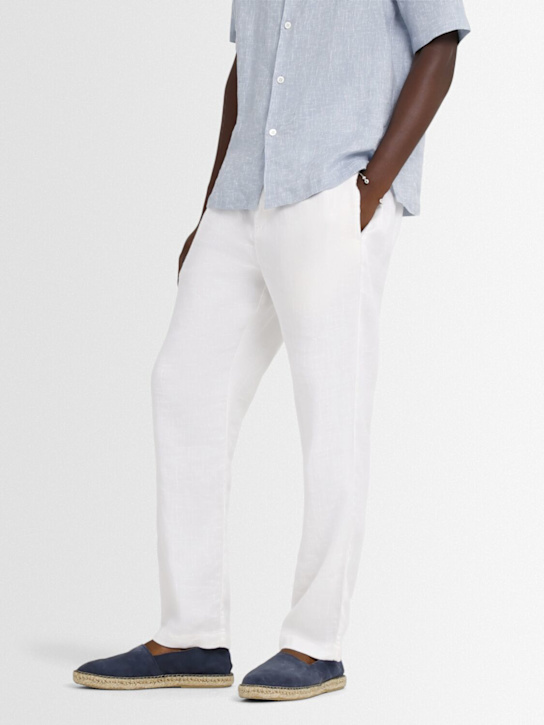 Frescobol Carioca: Helio suede espadrilles - Navy-blue - men_1 | Luisa Via Roma