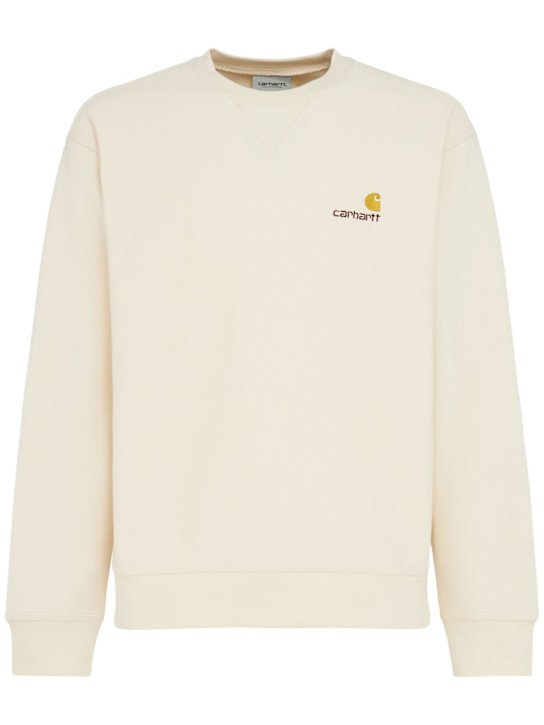 Carhartt WIP: American Script sweatshirt - ナチュラル - men_0 | Luisa Via Roma