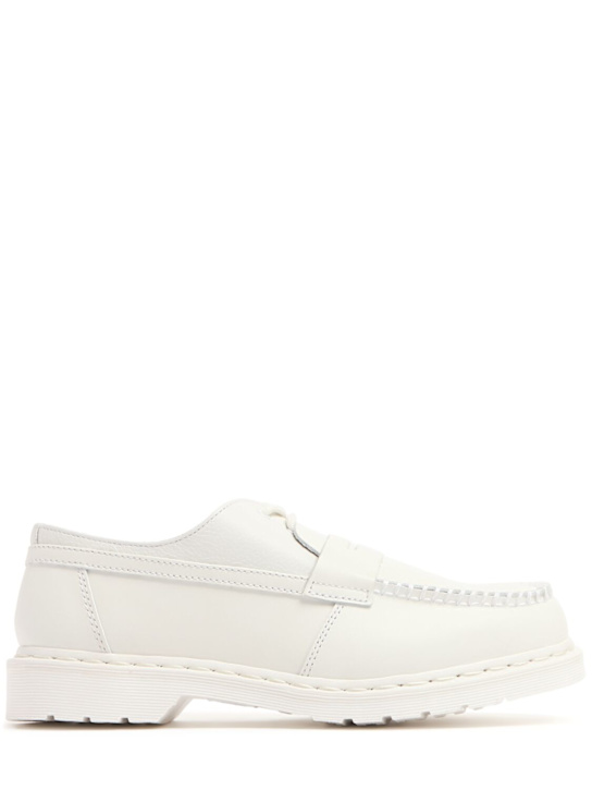 MM6 Maison Margiela: Dr Martens x MM6 Penton Mashup loafers - White - men_0 | Luisa Via Roma
