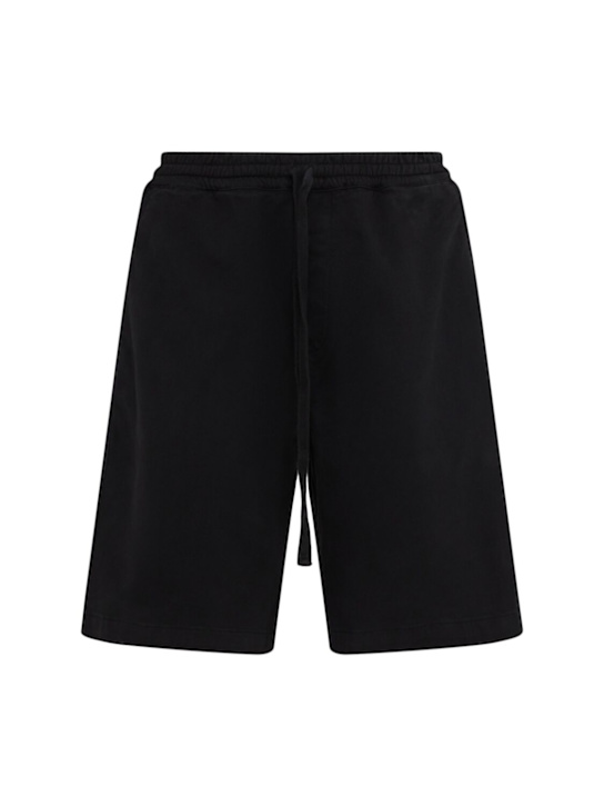 Carhartt WIP: Floyde Greentree twill shorts - Black - men_0 | Luisa Via Roma