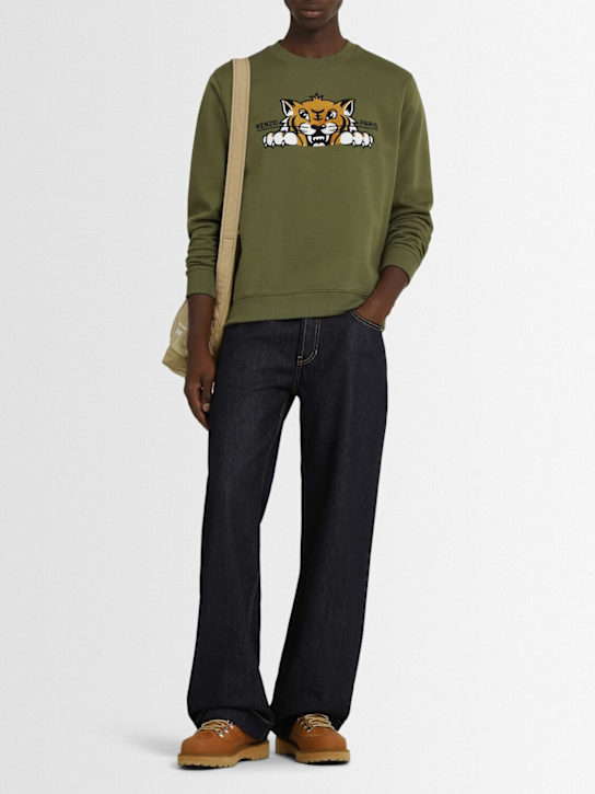 Kenzo Paris: Kenzo happy tiger slim sweatshirt - men_1 | Luisa Via Roma