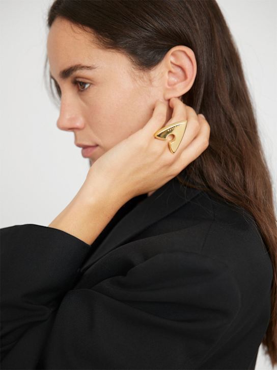McQueen: Arrow brass ring - women_1 | Luisa Via Roma