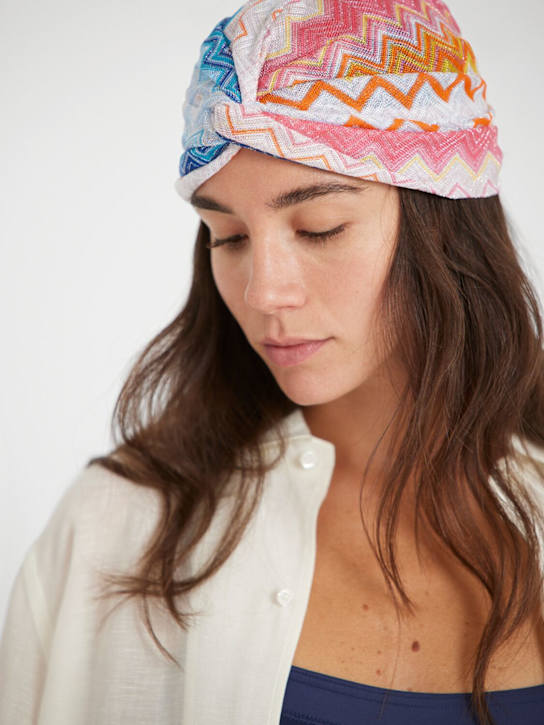 Missoni: Jacquard lurex headband - women_1 | Luisa Via Roma