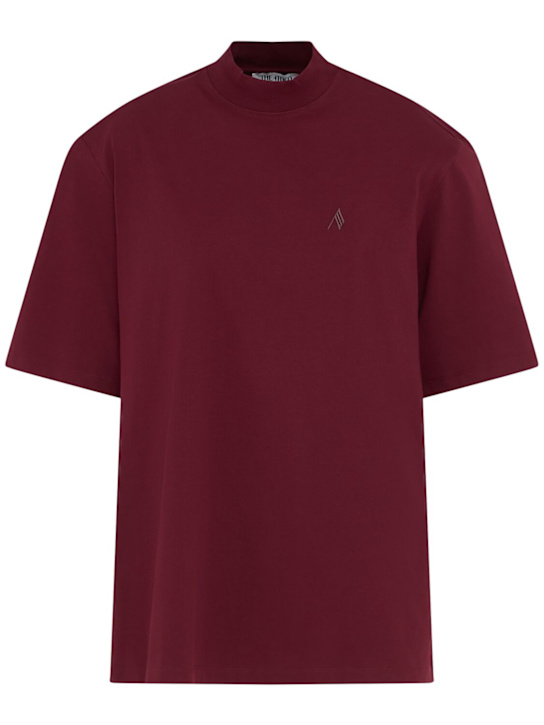 The Attico: Cotton jersey short sleeved t-shirt - women_0 | Luisa Via Roma