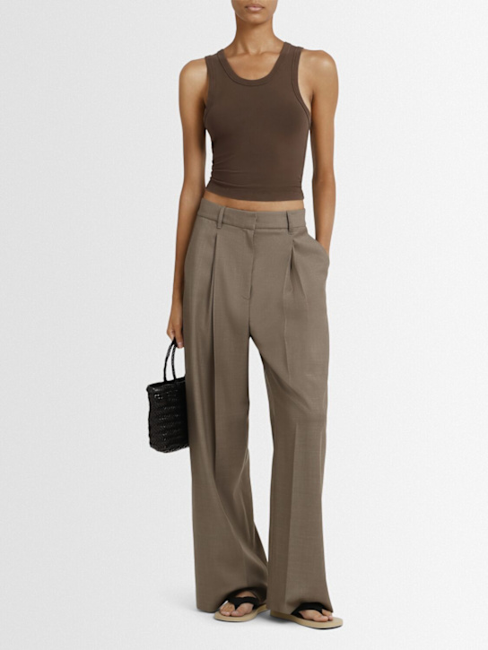 Entire Studios: Slim fit cropped tank top - women_1 | Luisa Via Roma