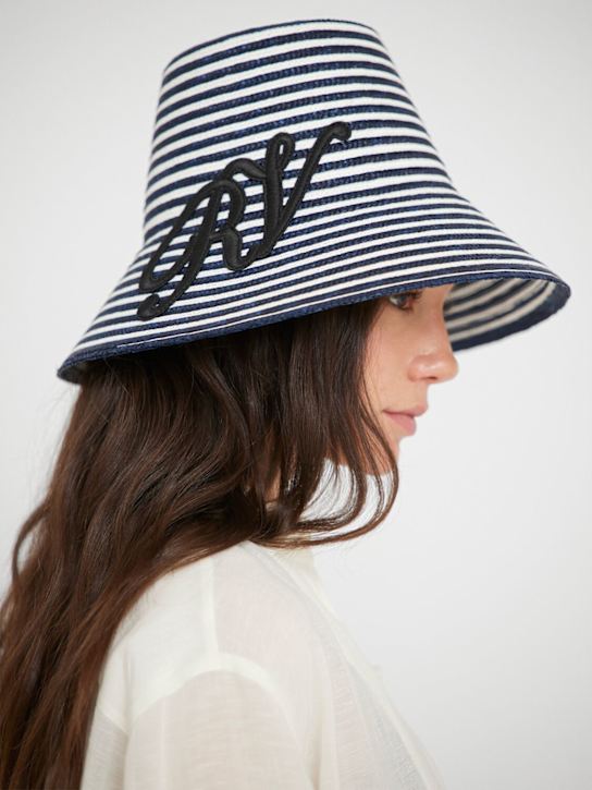 Roger Vivier: Monogram straw hat - women_1 | Luisa Via Roma