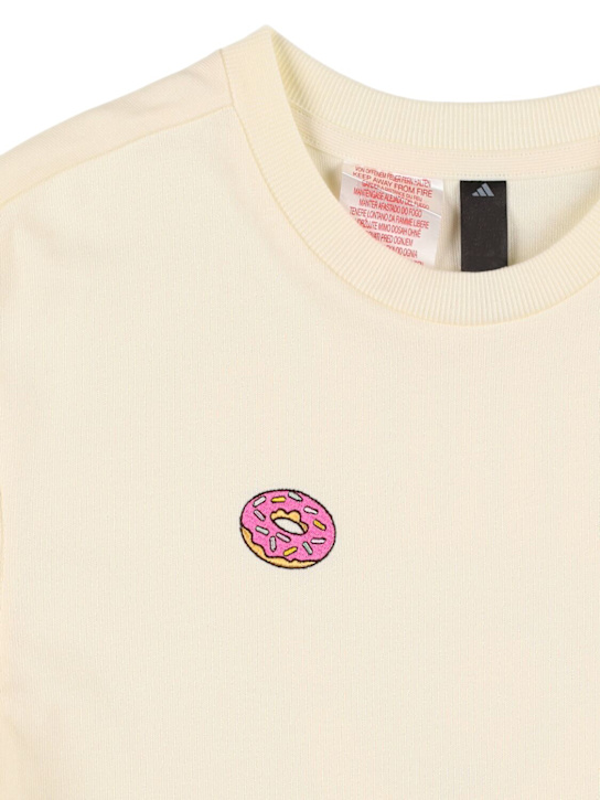 adidas Originals: Camiseta de algodón - Beige - kids-girls_1 | Luisa Via Roma