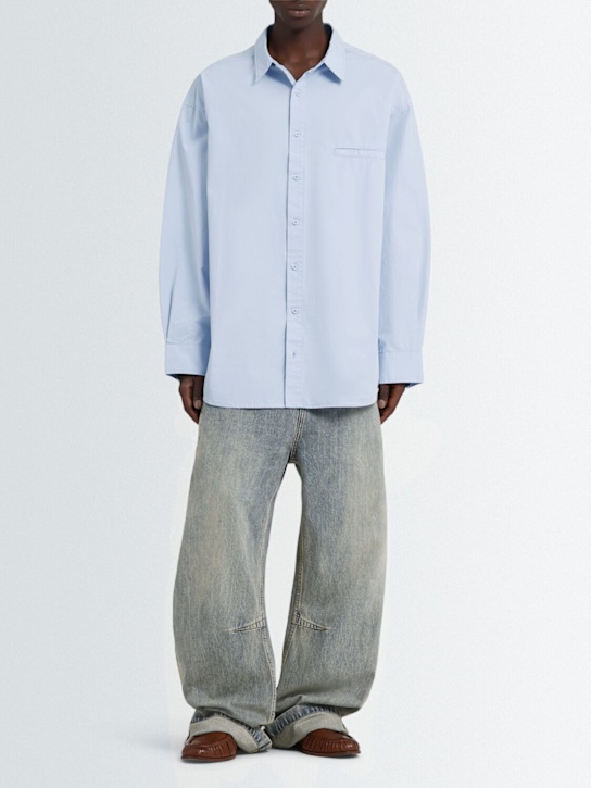 Entire Studios: Cotton shirt - Babyblue - men_1 | Luisa Via Roma