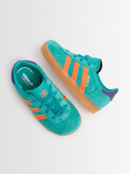 adidas Originals: Gazelle lace-up sneakers - kids-boys_1 | Luisa Via Roma