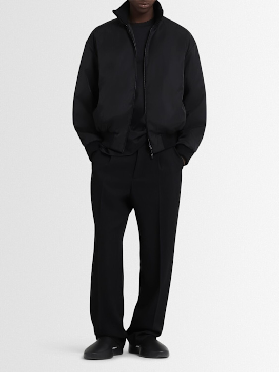 Fear of God: Eternal single pleat pants - Black - men_1 | Luisa Via Roma