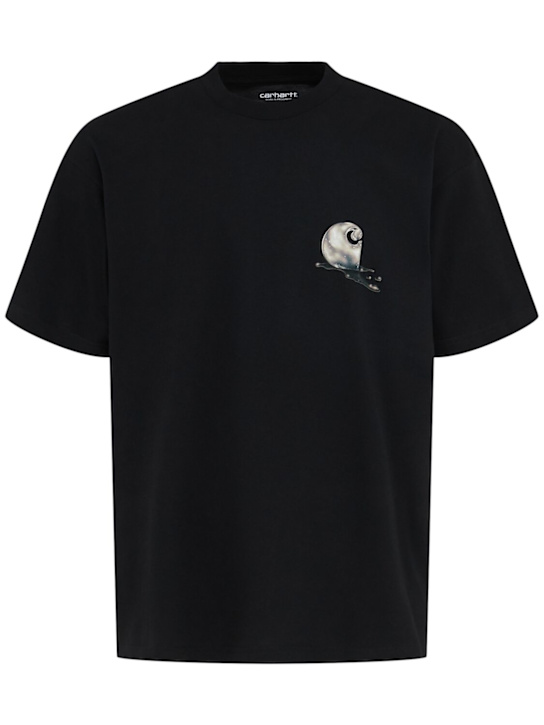 Carhartt WIP: Jake Garcia t-shirt - Black - men_0 | Luisa Via Roma