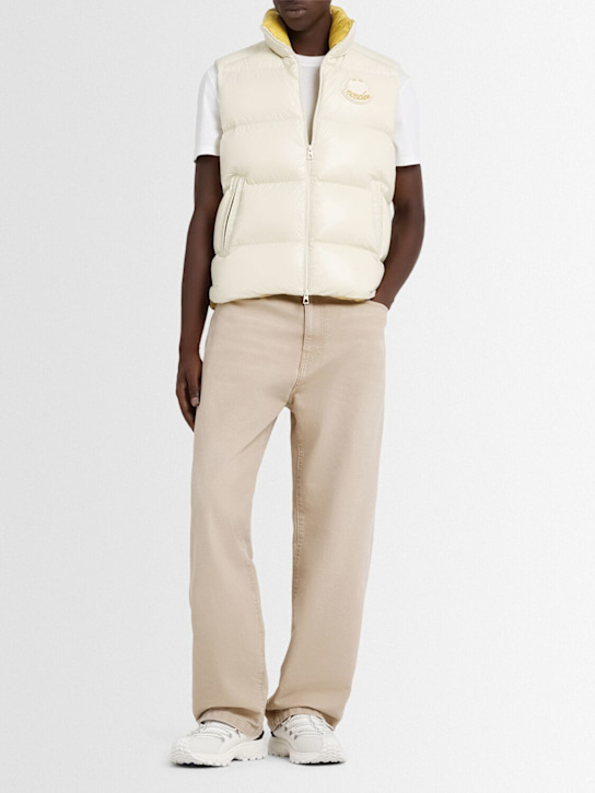 Moncler: Lipsi nylon down vest - White - men_1 | Luisa Via Roma