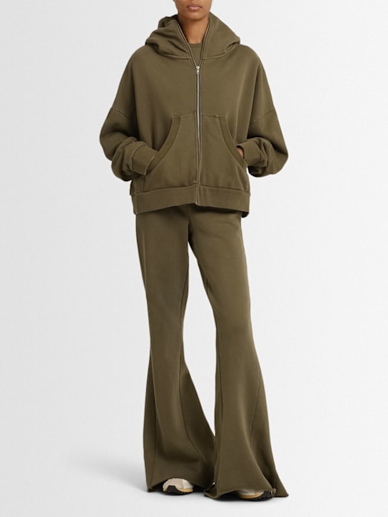 Entire Studios: Ethernal full-zip cotton hoodie - women_1 | Luisa Via Roma