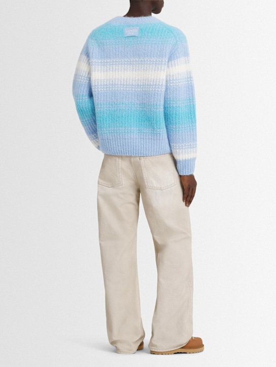 Kenzo Paris: Kenzo speed stripe alpaca blend sweater - men_1 | Luisa Via Roma