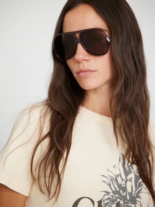 Chloé: Pilot acetate sunglasses - women_1 | Luisa Via Roma