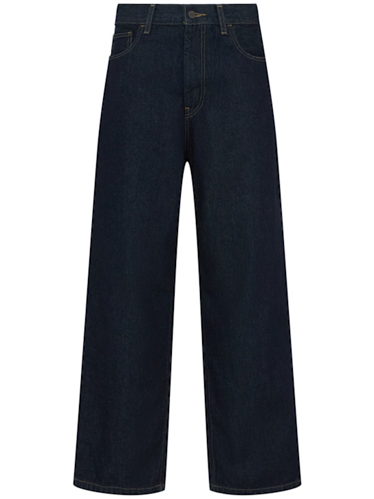 Carhartt WIP: Brandon cotton wide leg jeans - Blue - women_0 | Luisa Via Roma