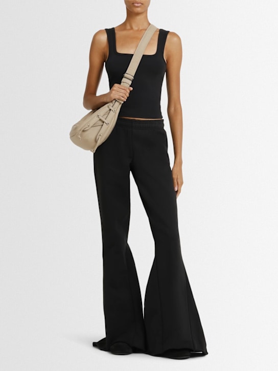 Entire Studios: Heavy flared pants - women_1 | Luisa Via Roma