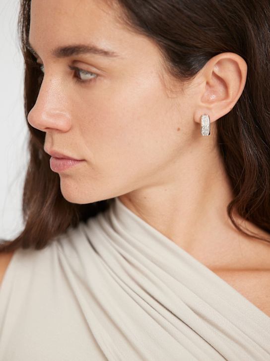 Bulk crystal hoop earrings - Thumbnail 2