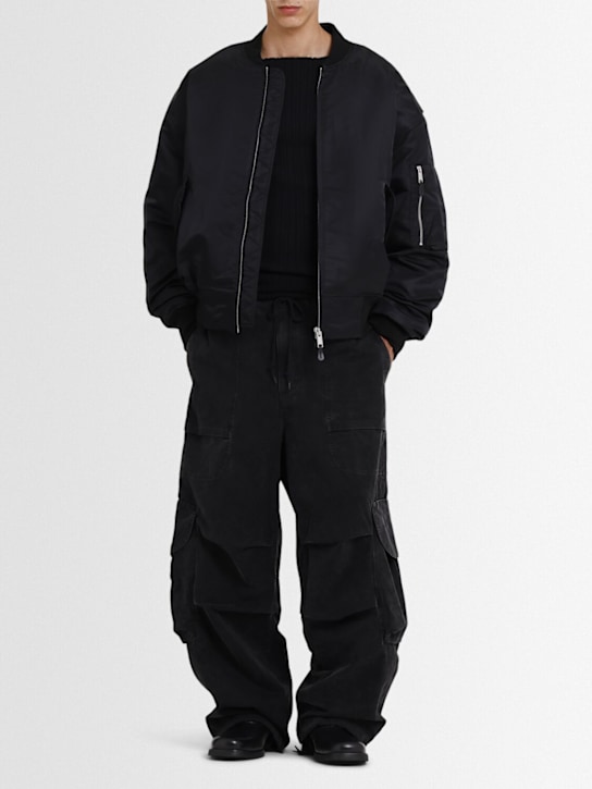 Entire Studios: Broad bomber jacket - Oil - men_1 | Luisa Via Roma