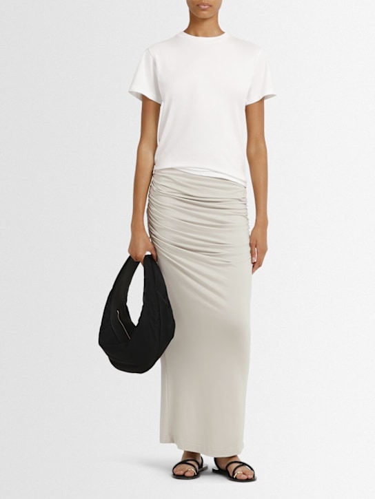 Entire Studios: Jupe longue Surge - Blanc - women_1 | Luisa Via Roma