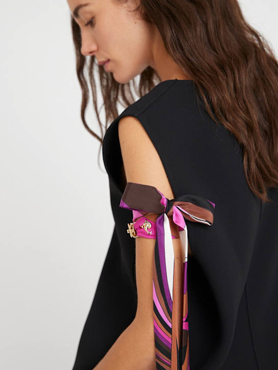 Pucci: Silk twill bandeau & chain bracelet - women_1 | Luisa Via Roma
