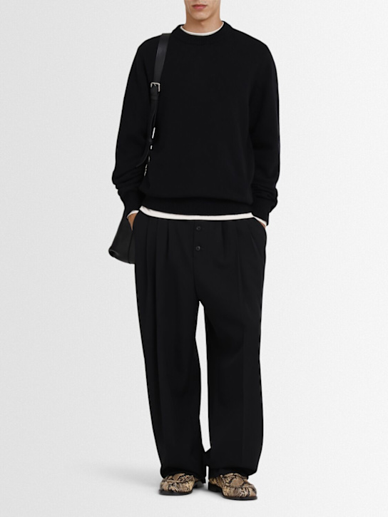 Laneus: Knit sweater - Nero/Black - men_1 | Luisa Via Roma