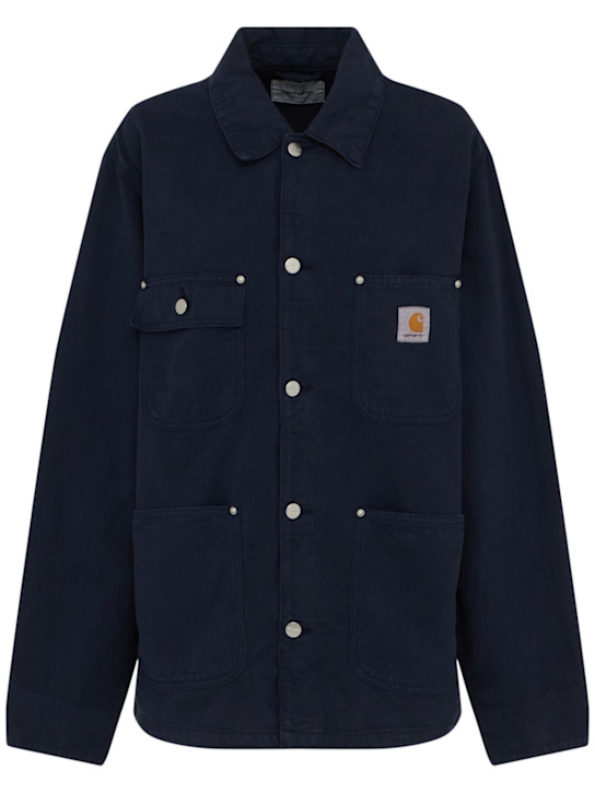 Carhartt WIP: Walter Chore casual jacket - Navy - women_0 | Luisa Via Roma