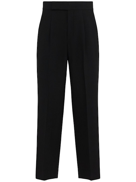 Fear of God: Eternal single pleat pants - Black - men_0 | Luisa Via Roma