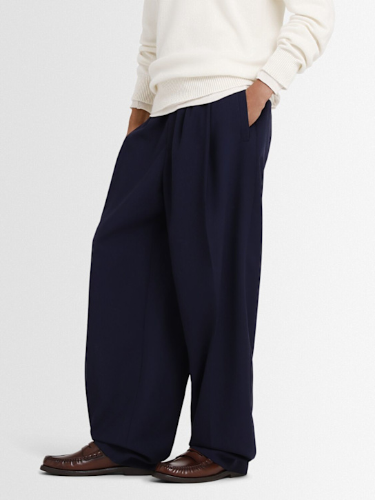 Officine Creative: Balfron leather penny loafers - Castagno - men_1 | Luisa Via Roma