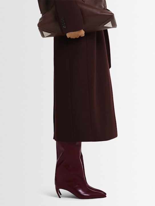 The Attico: 65mm Lea leather boots - women_1 | Luisa Via Roma