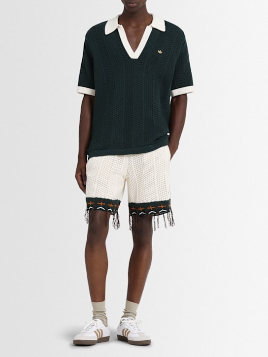 adidas Originals: Clot short sleeve polo - men_1 | Luisa Via Roma