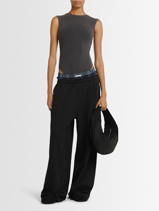 Entire Studios: Sleeveless bodysuit - Black - women_1 | Luisa Via Roma