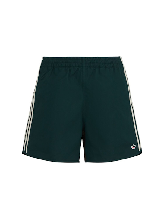 adidas Originals: Clot sprinter shorts - Dark Green - men_0 | Luisa Via Roma