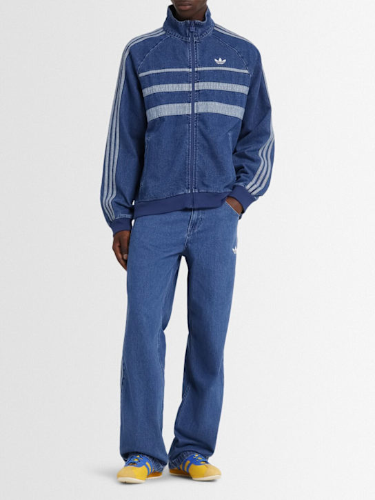 adidas Originals: Denim Adicolor track top - men_1 | Luisa Via Roma