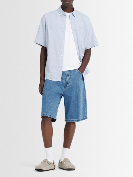 Carhartt WIP: Landon shorts - Light Blue - men_1 | Luisa Via Roma