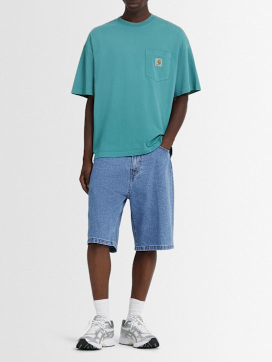 Carhartt WIP: Hudson pocket t-shirt - Saguaro Green - men_1 | Luisa Via Roma