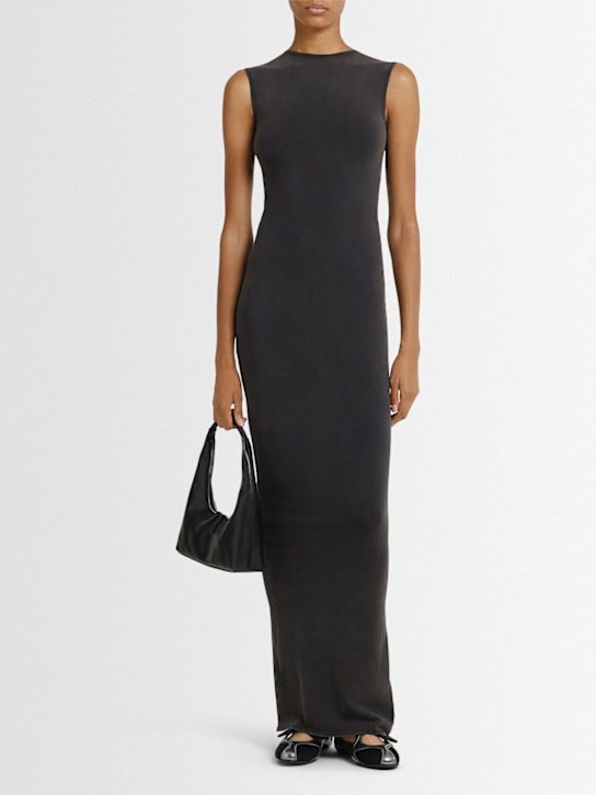 Entire Studios: Sleeveless maxi dress - Black - women_1 | Luisa Via Roma