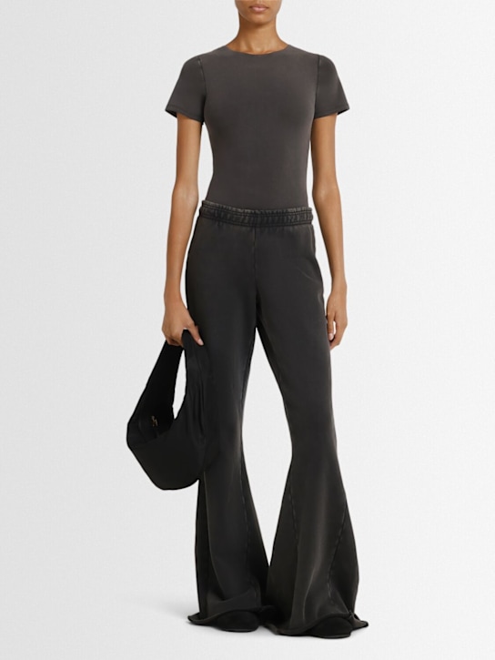 Entire Studios: Heavy flared pants - women_1 | Luisa Via Roma