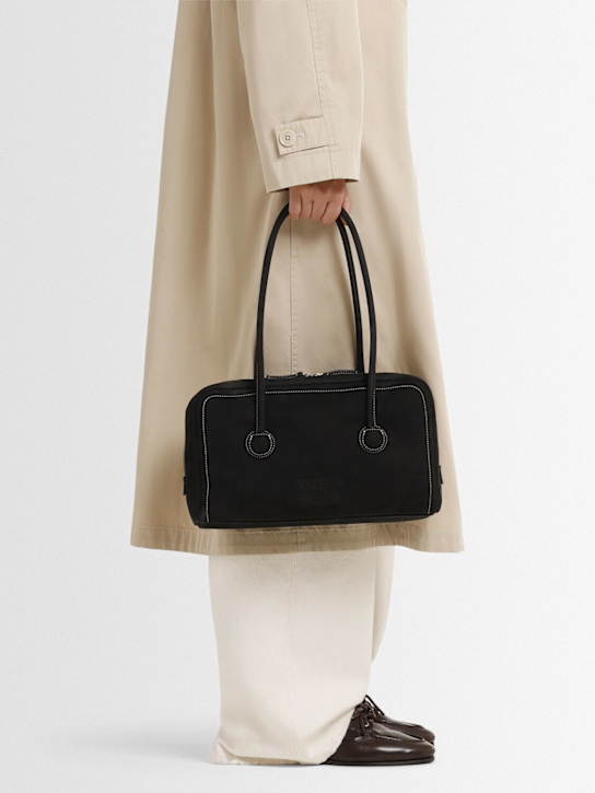 MARGESHERWOOD: Soft Boston nubuck shoulder bag - women_1 | Luisa Via Roma