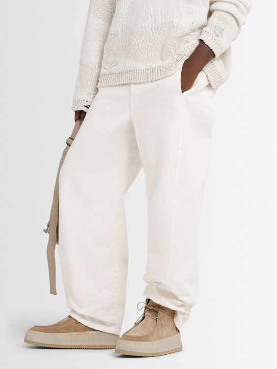 Marsell: Parapana reversed leather ankle boots - Hazelnut - men_1 | Luisa Via Roma