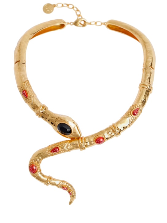 Roberto Cavalli: Serpentine collar necklace - women_0 | Luisa Via Roma